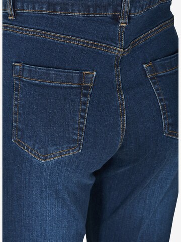 Zizzi Bootcut Jeans 'ELLEN' i blå