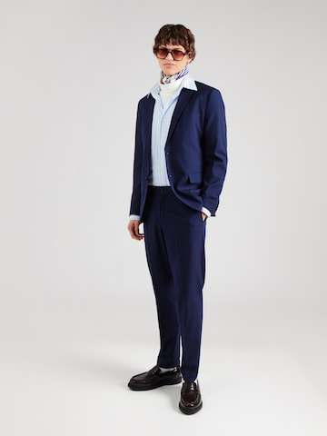 SELECTED HOMME Slim fit Business-colbert 'SLHLIAM' in Blauw
