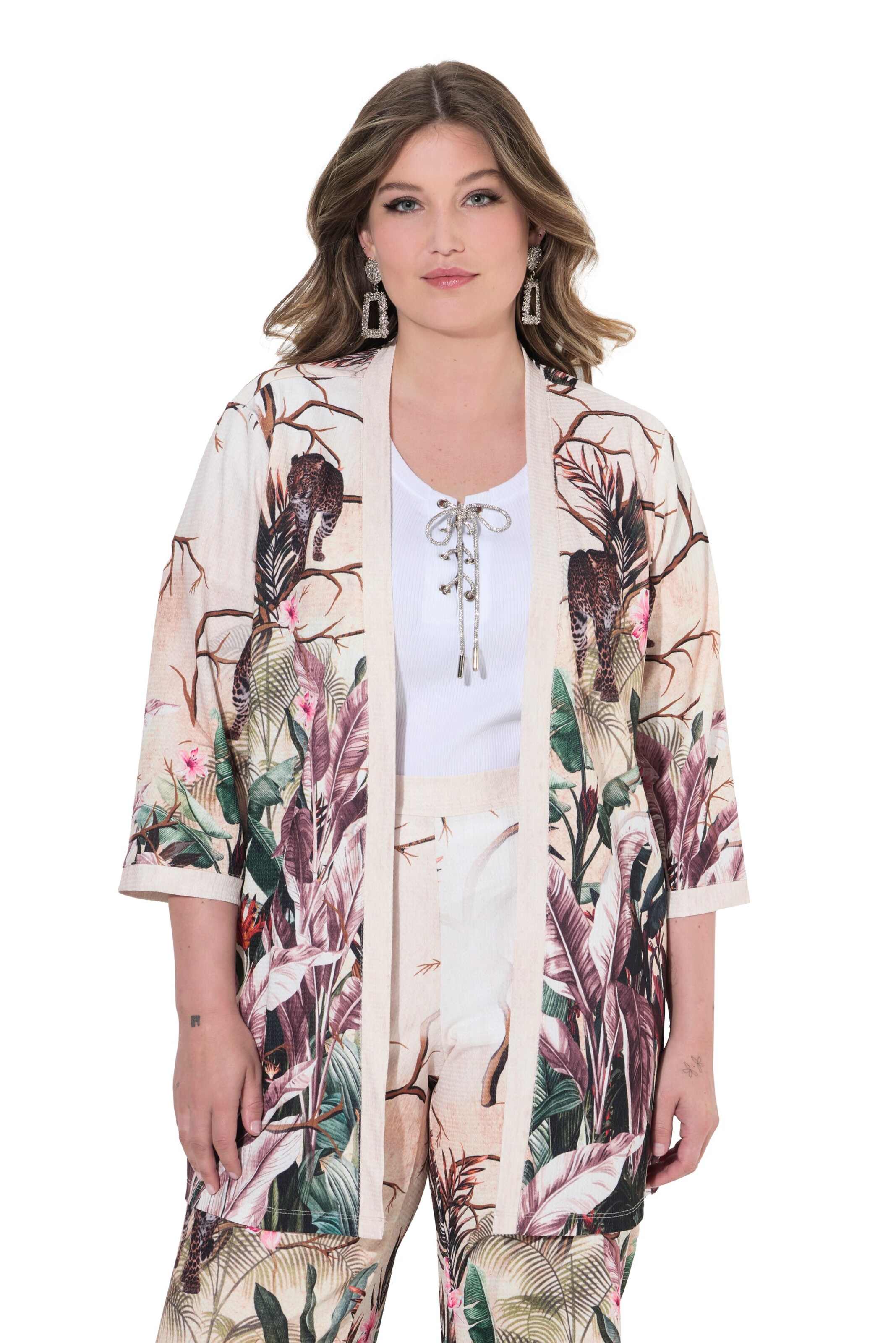 MIAMODA Blouse in Lila: voorkant