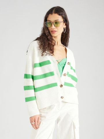 Cardigan 'BLOOMIE' SELECTED FEMME en blanc : devant