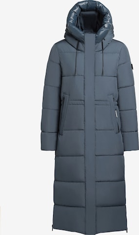 Manteau d’hiver 'Velia' khujo en bleu : devant