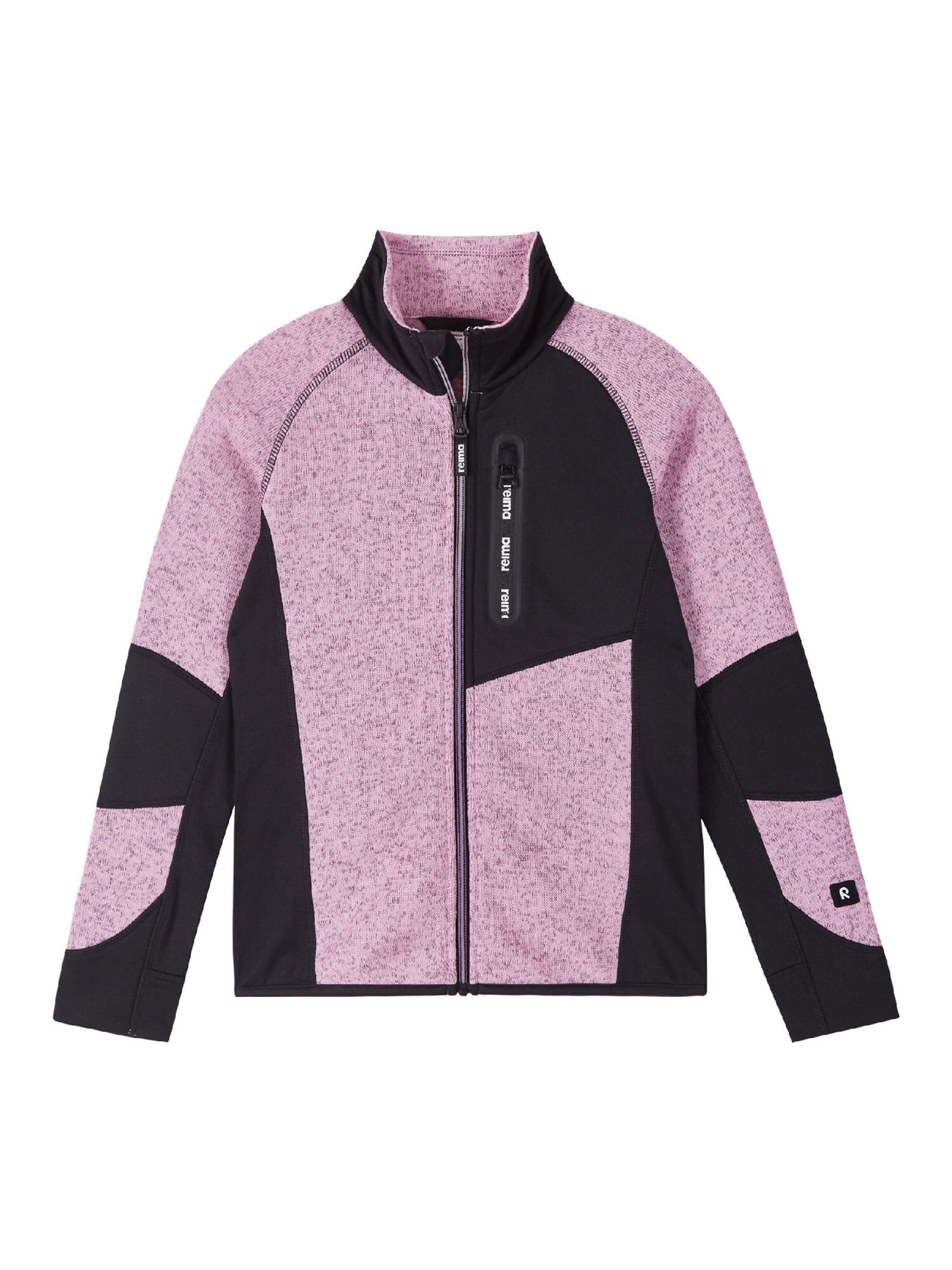 Reima Fleece jas ' Laskien ' in Roze: voorkant