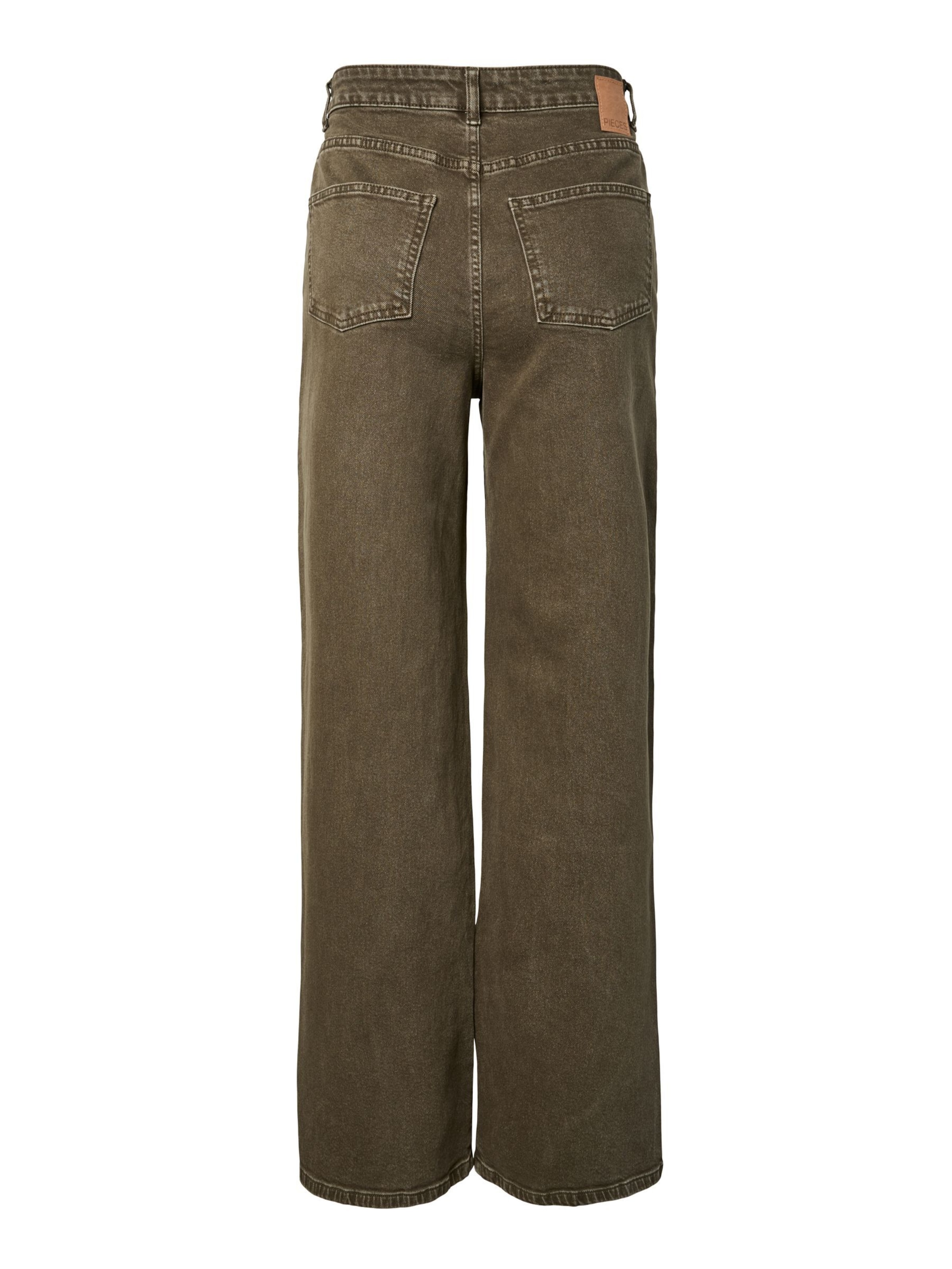 Wide leg Jeans 'PCSELMA' di PIECES in verde