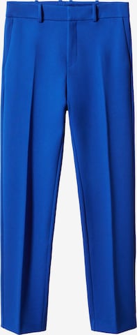 Pantaloni cu dungă 'PALOMA' de la MANGO pe albastru: față