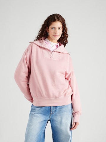 MUSTANG Sweatshirt 'XENIA' i pink: forside