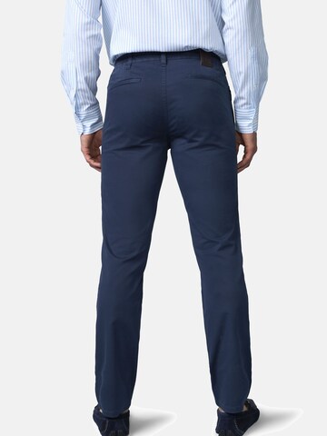 MEYER Regular Chino 'M5 Move' in Blauw
