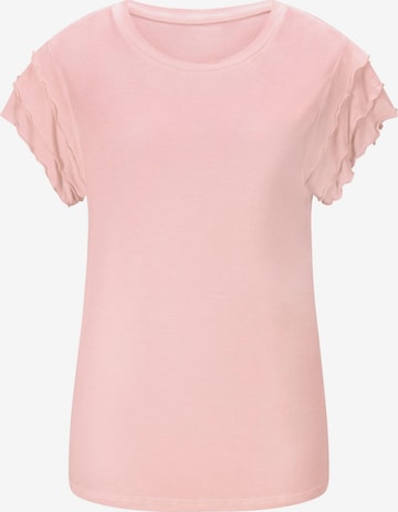 Linea Tesini by heine Shirt in Roze: voorkant