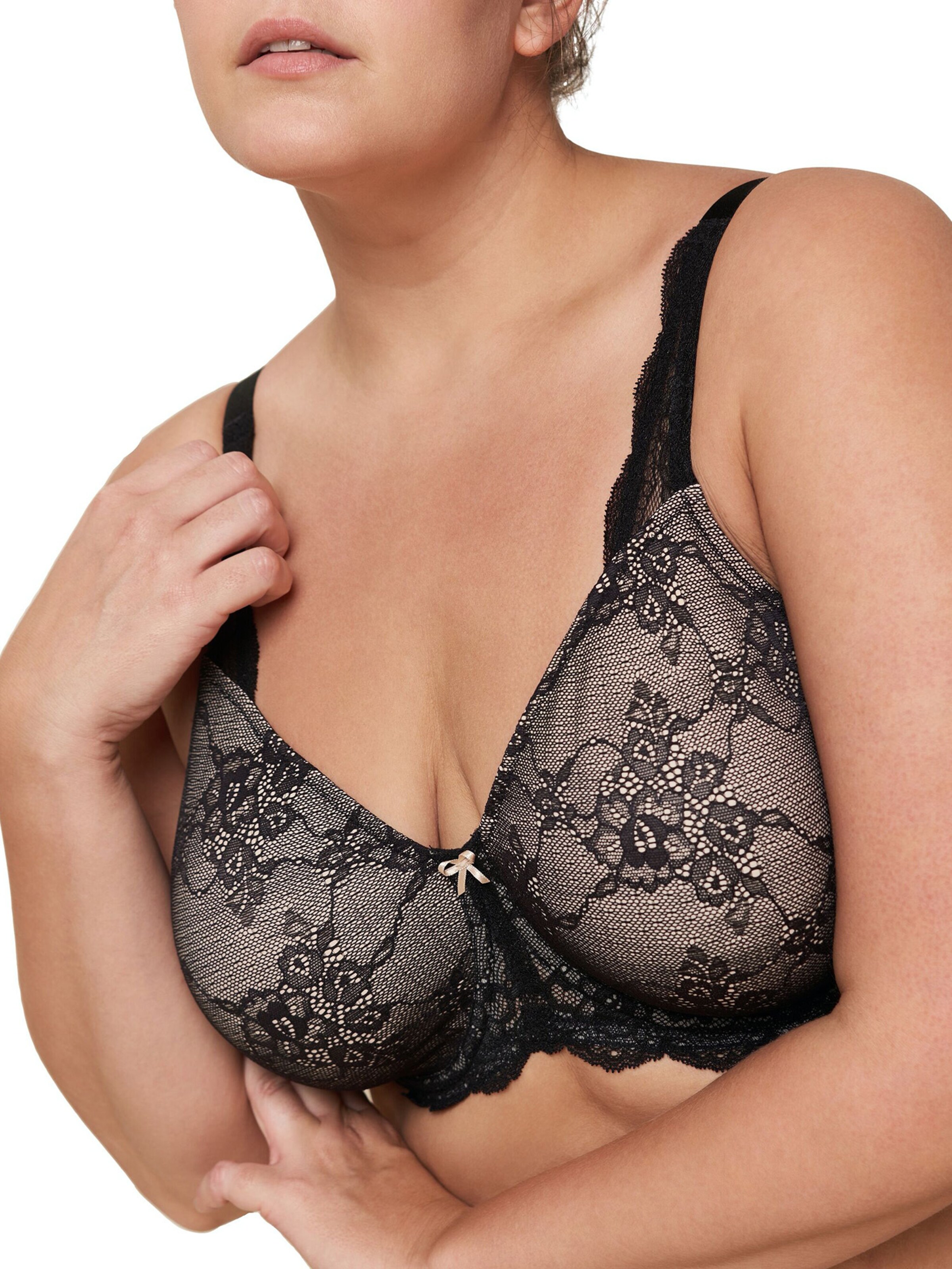 TRIUMPH Minimizer Bügel-BH ' Contouring Sensation ' in Schwarz