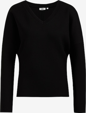 WE Fashion - Sweatshirt em preto: frente