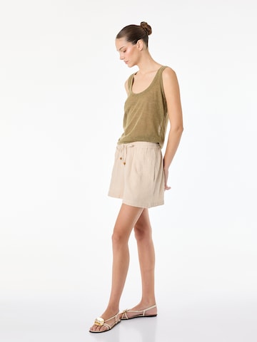 Koton Flared Broek in Beige