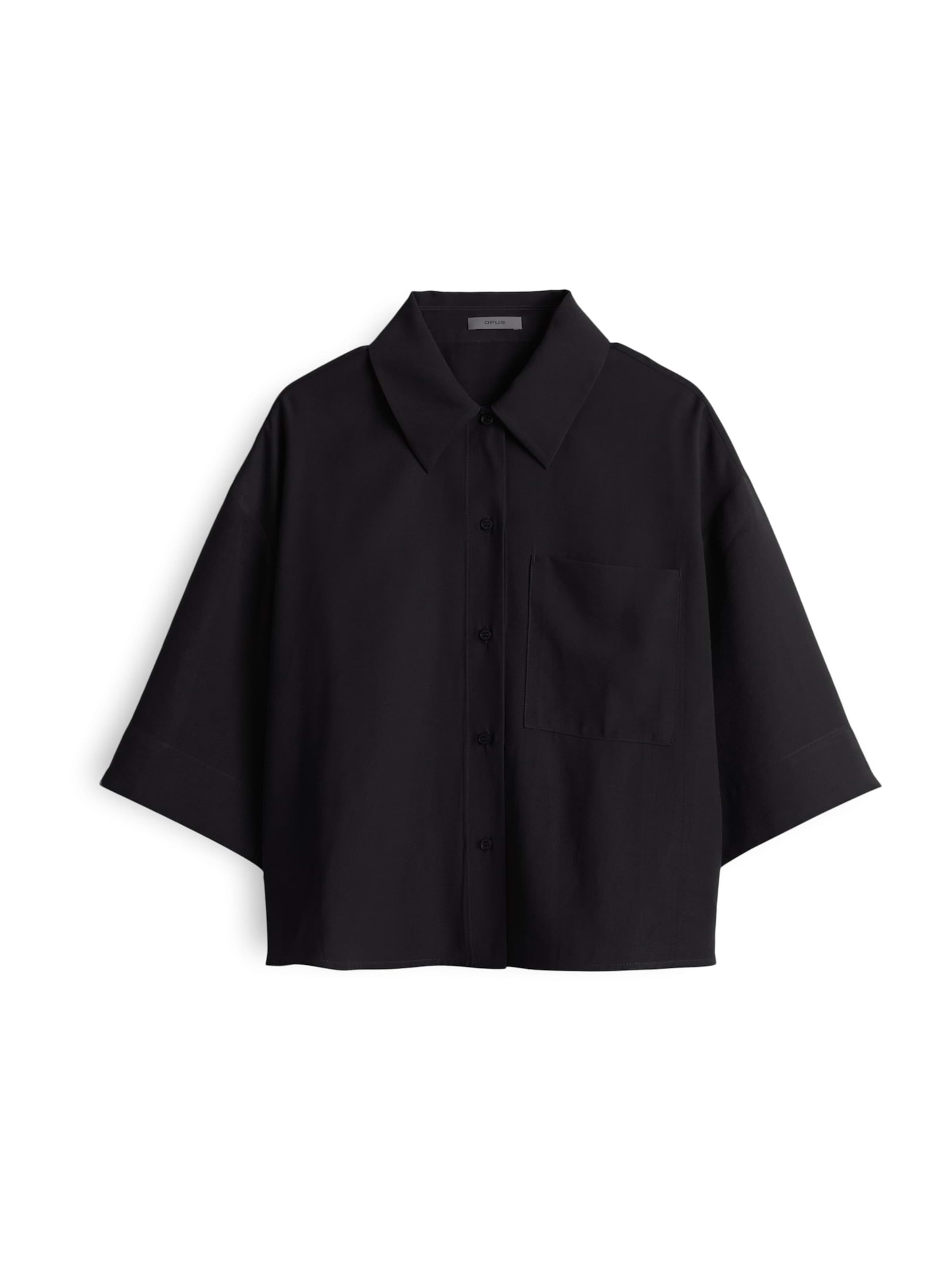 OPUS Bluse 'Fabbey' in Schwarz: Vorderseite