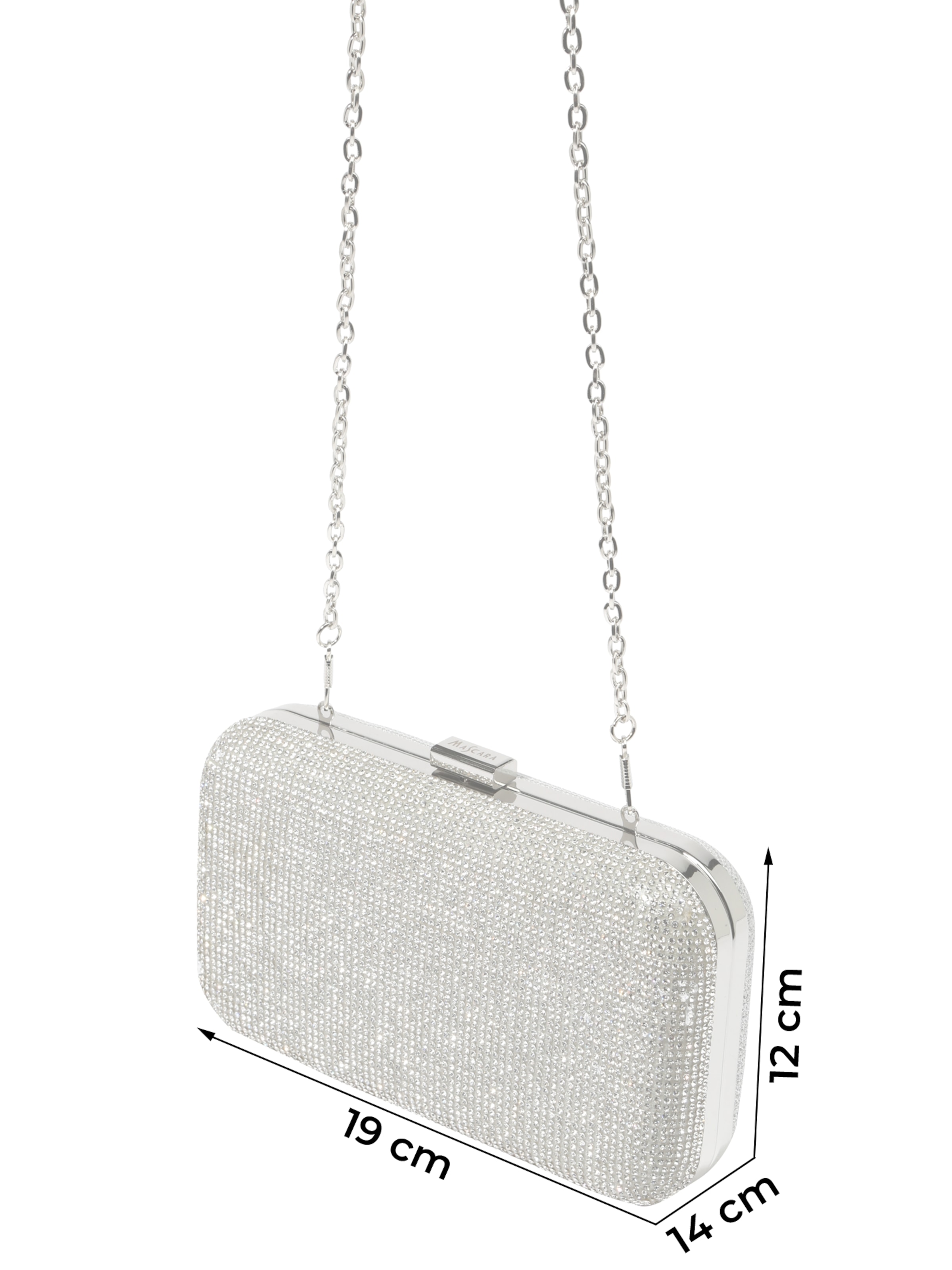 mascara Клатч в Серебристый