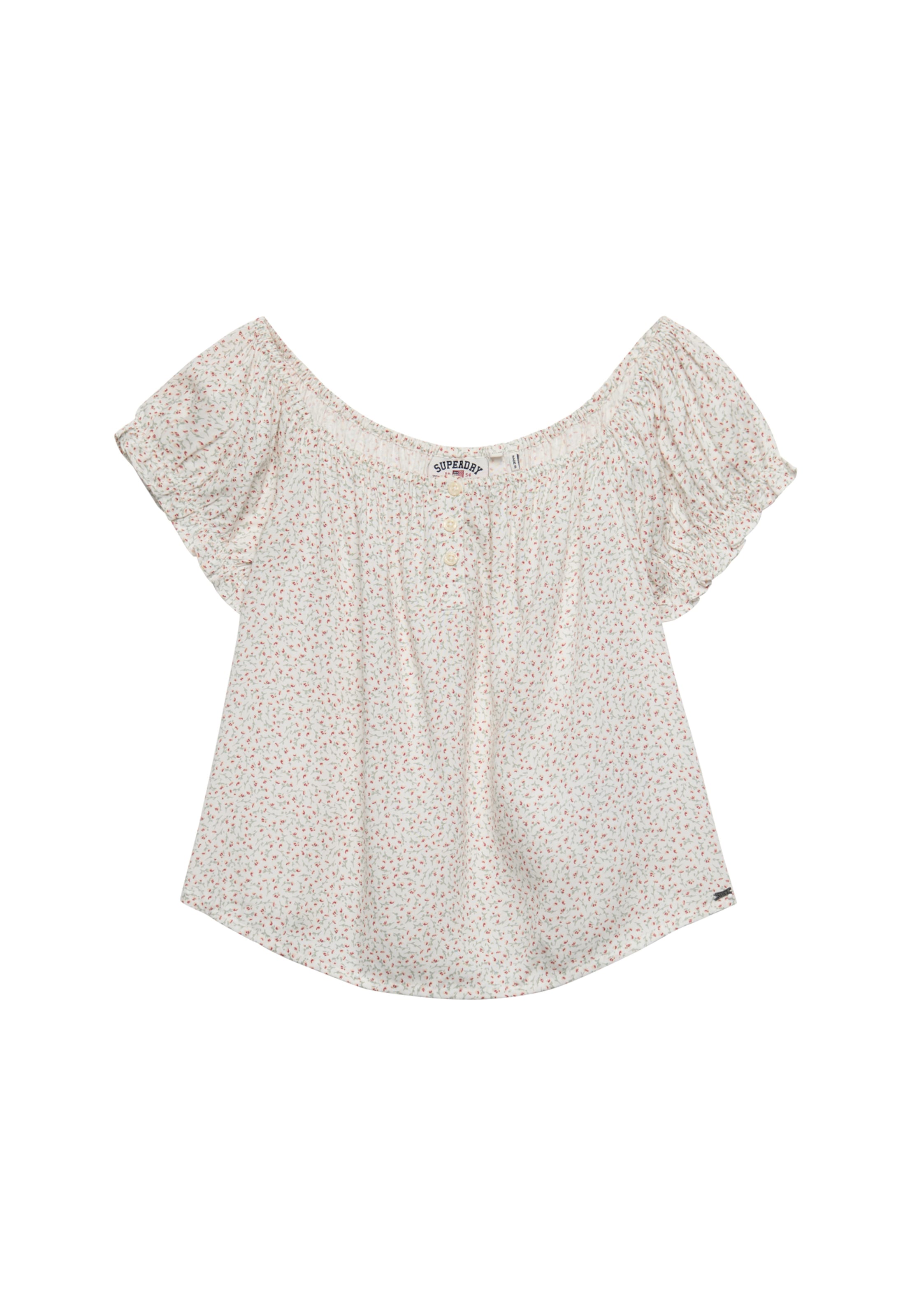 Superdry & Co Blouse in Wit: voorkant