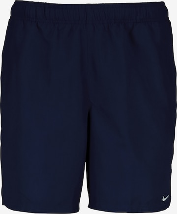 Nike Swim Athletic Swim Trunks in Blue: front