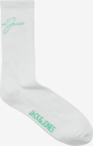 JACK & JONES Къси чорапи 'LUKAS' в бяло
