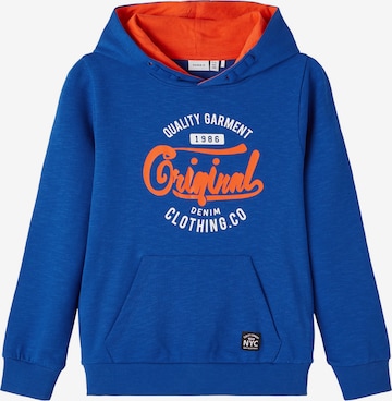 NAME IT Sweatshirt 'Babo' in Blue: front