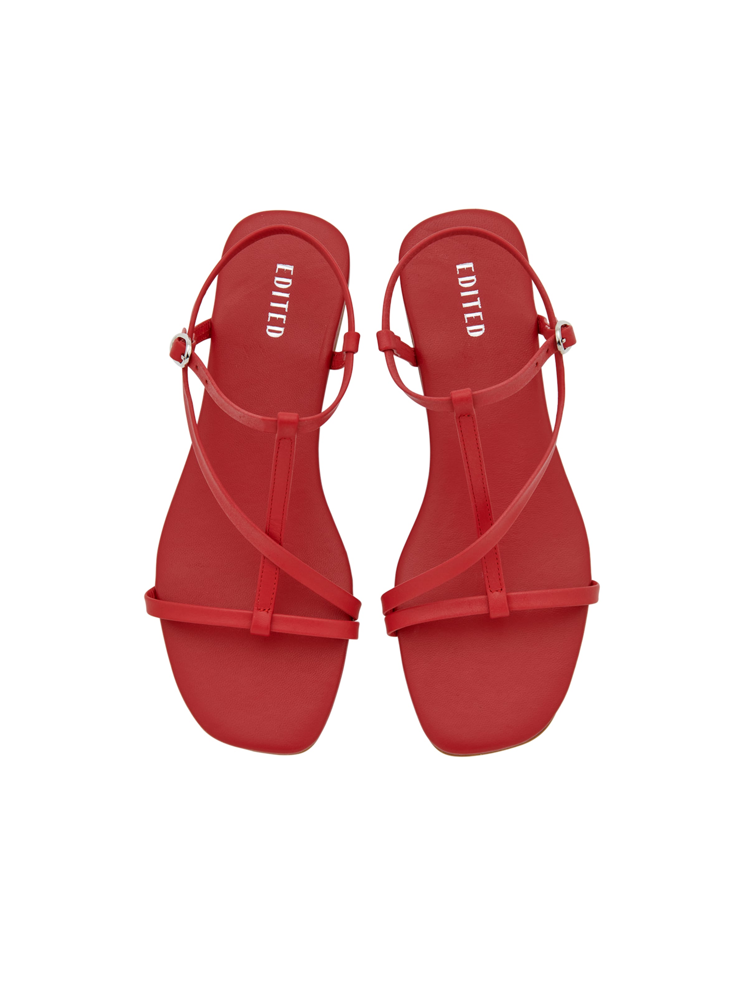 EDITED Босоножки с ремешком 'Toyah' в Красный