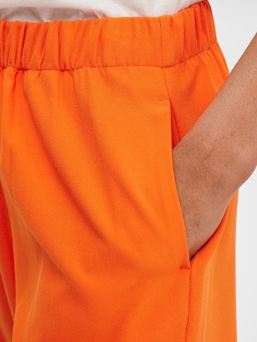 SELECTED FEMME Wide leg Pants 'TINNI' in Orange