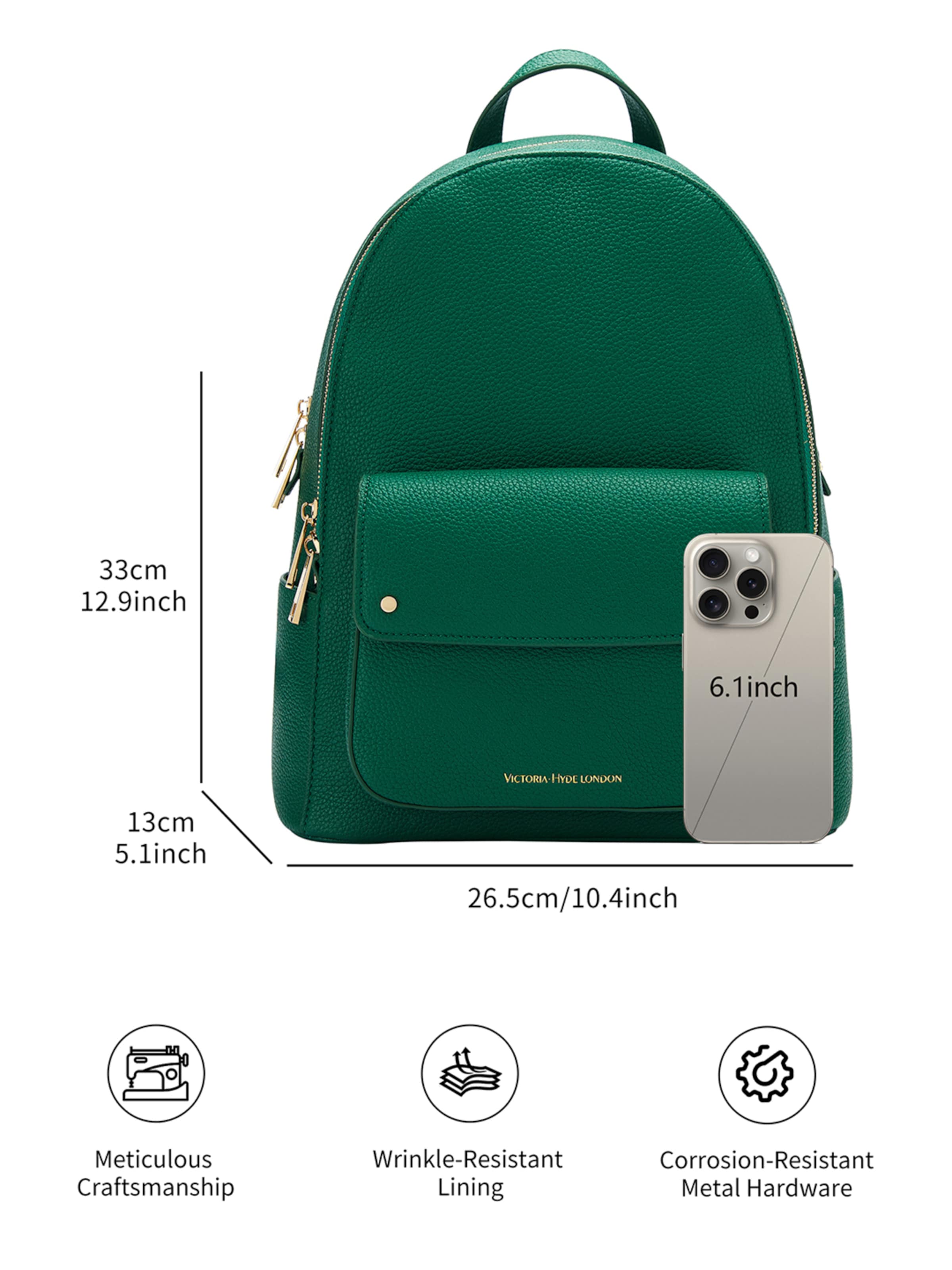 Victoria Hyde Rucksack  'Alexandra' in Grün