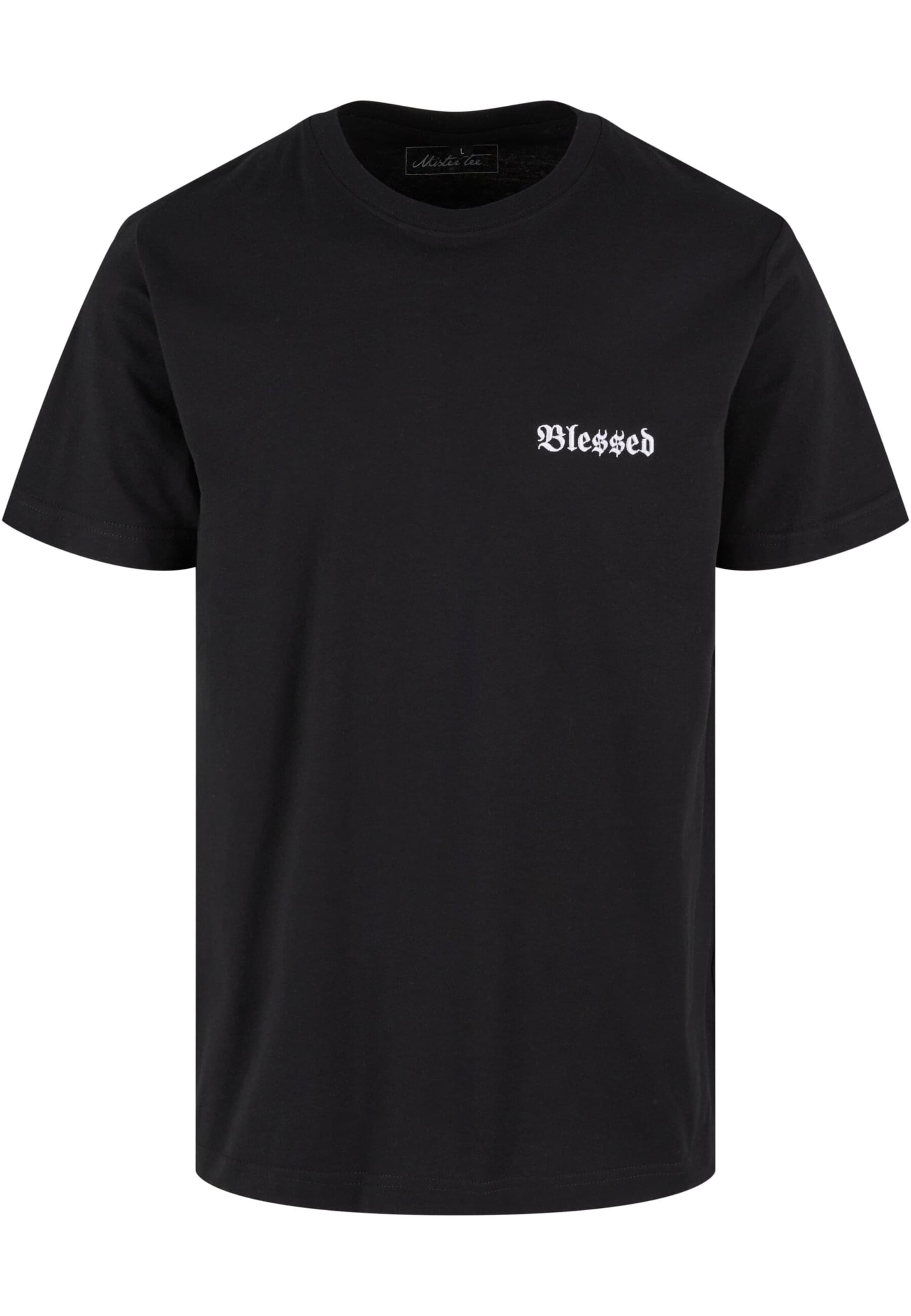 Mister Tee Koszulka 'Ble$$ed EMB' w kolorze czarny: przód