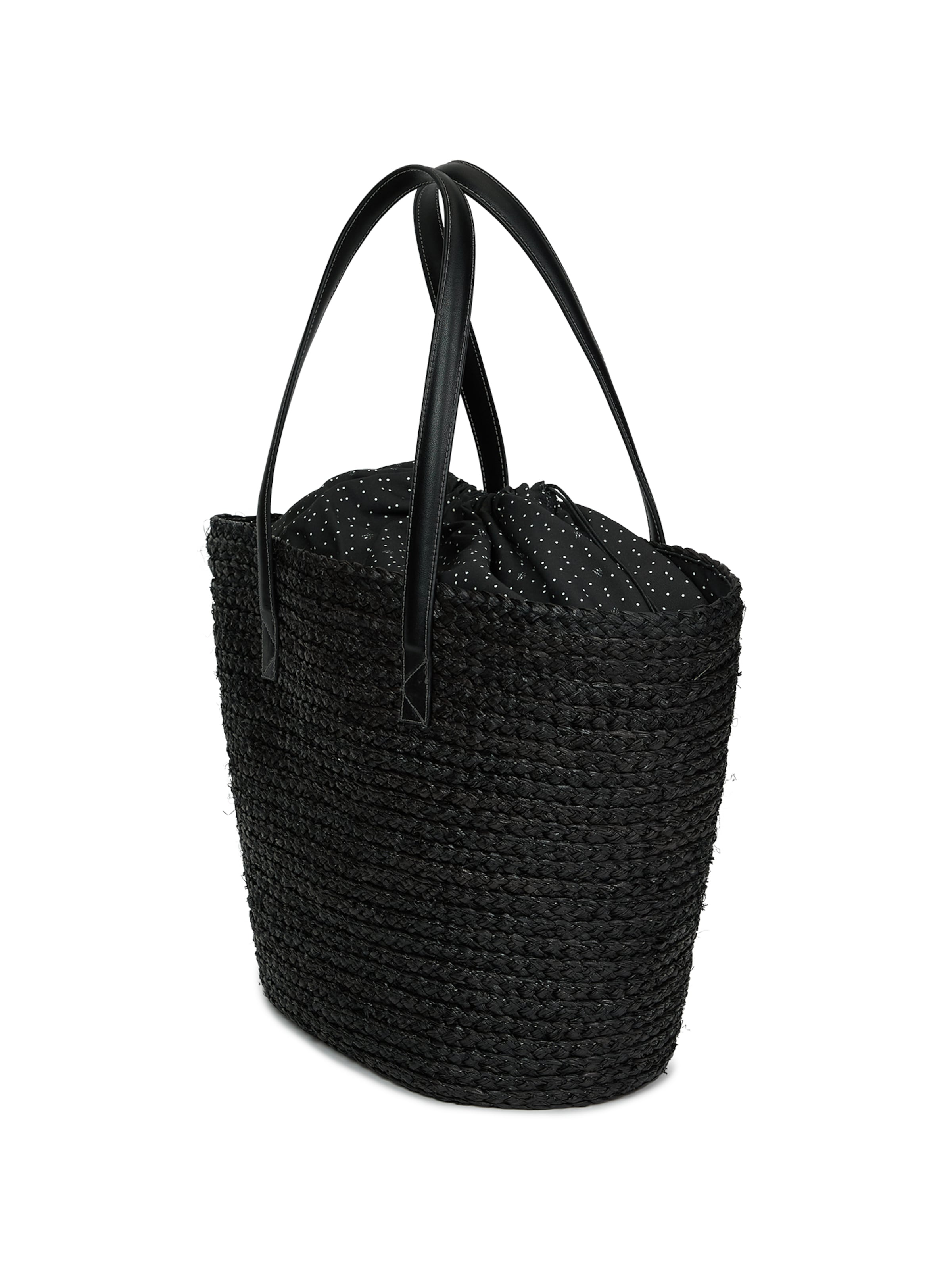 Karl Lagerfeld Torba plażowa w kolorze czarny