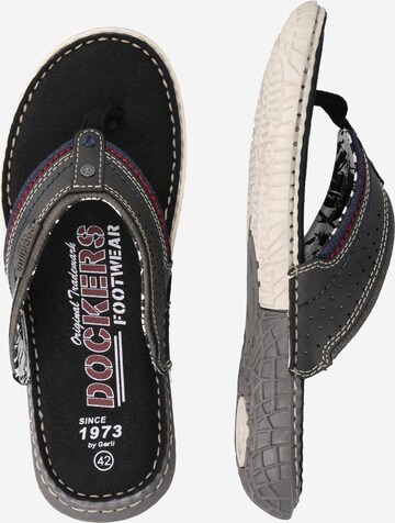 Dockers by Gerli Teenslippers in Zwart