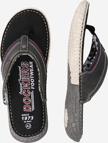 Dockers by Gerli T-bar sandals in Black