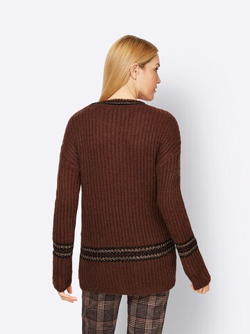 Pull-over heine en marron