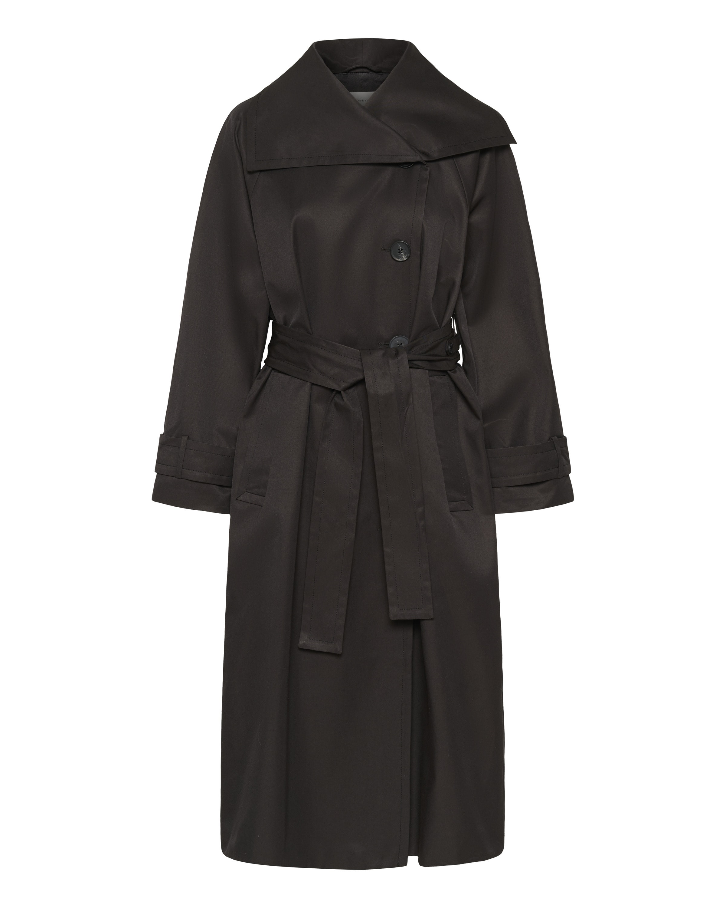 InWear Between-seasons coat 'HINONAIW ' in Black: front