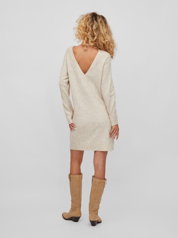 VILA Knitted dress 'Ella' in Beige