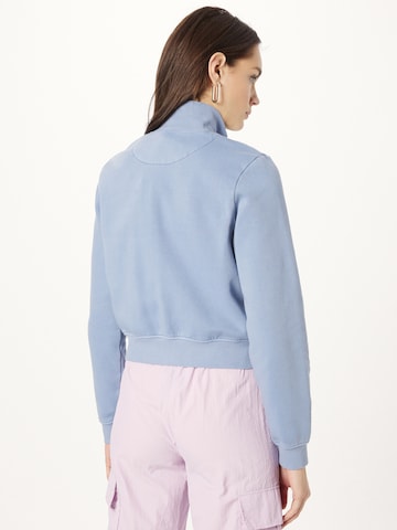 WEEKDAY Zip-Up Hoodie in Blue