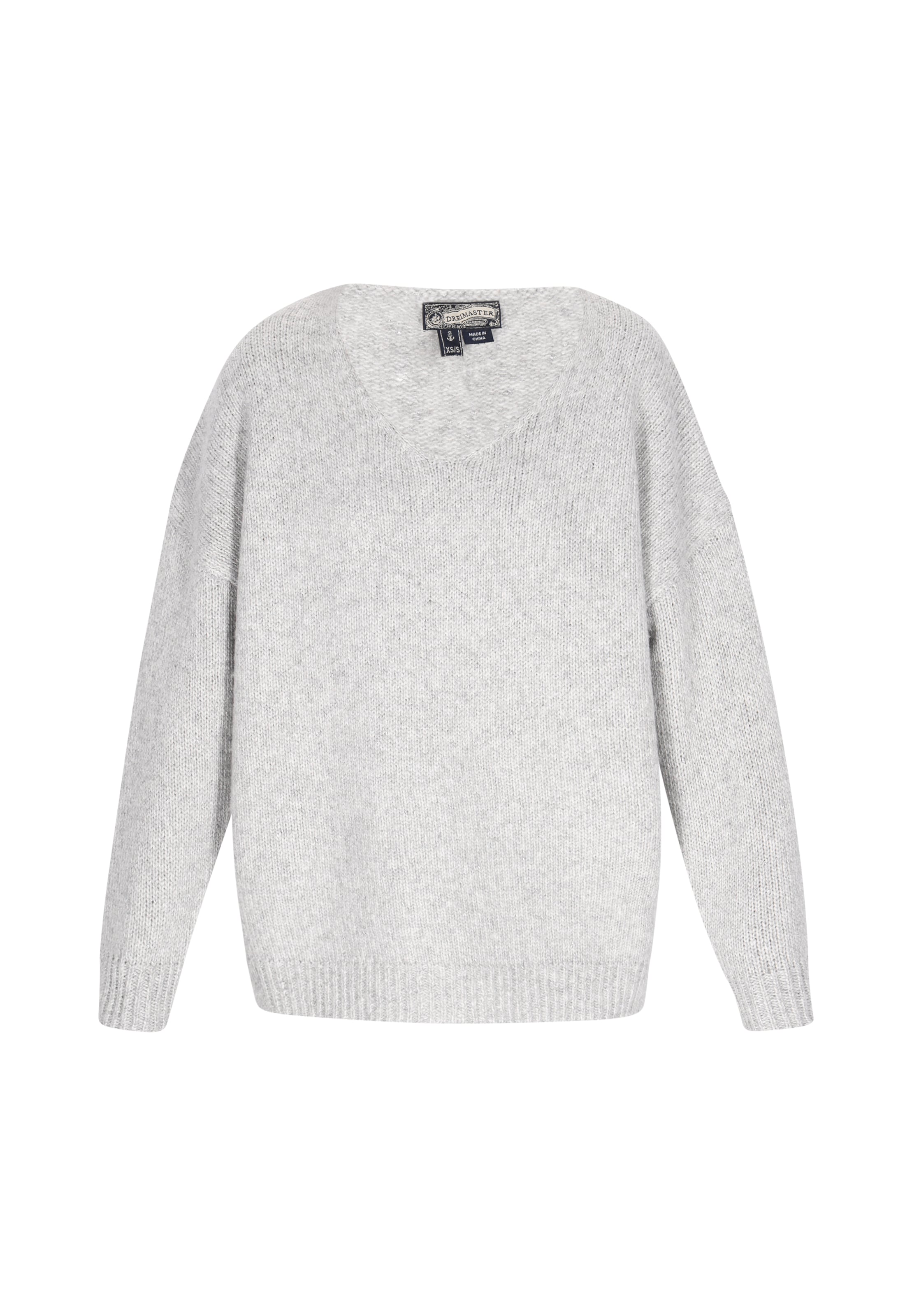 DreiMaster Vintage Свитер в Серый: спереди