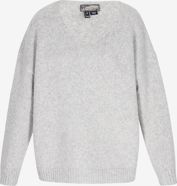 DreiMaster Vintage Sweter w kolorze szary: przód