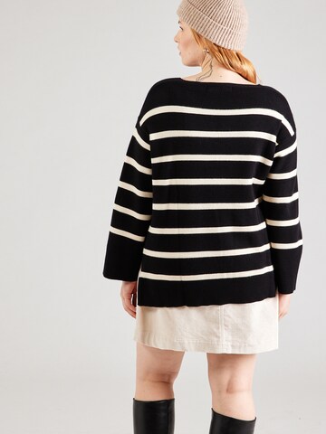 Vero Moda Curve Sweater 'VMCSaba' in Black