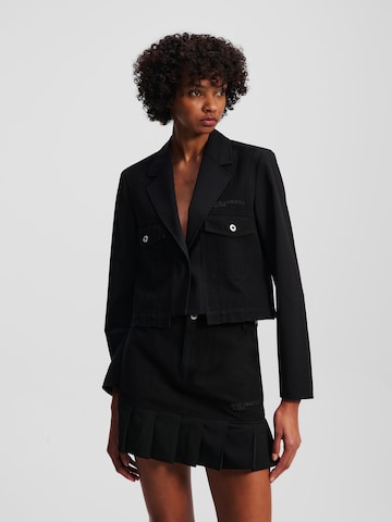 Blazer di KARL LAGERFELD JEANS in nero: frontale