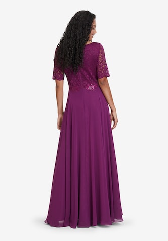 Vera Mont Evening Dress in Purple