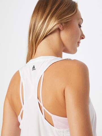 ADIDAS PERFORMANCE - Top desportivo em branco