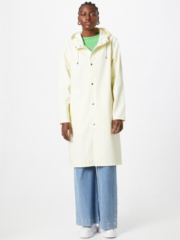 Veste mi-saison Stutterheim en blanc : devant