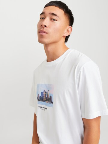 JACK & JONES Μπλουζάκι 'JORVESTERBRO' σε λευκό