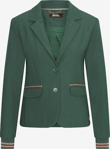 4funkyflavours - Blazer 'New York, New York' em verde: frente