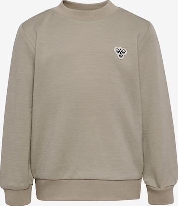 Hummel Sweatshirt in Bruin: voorkant