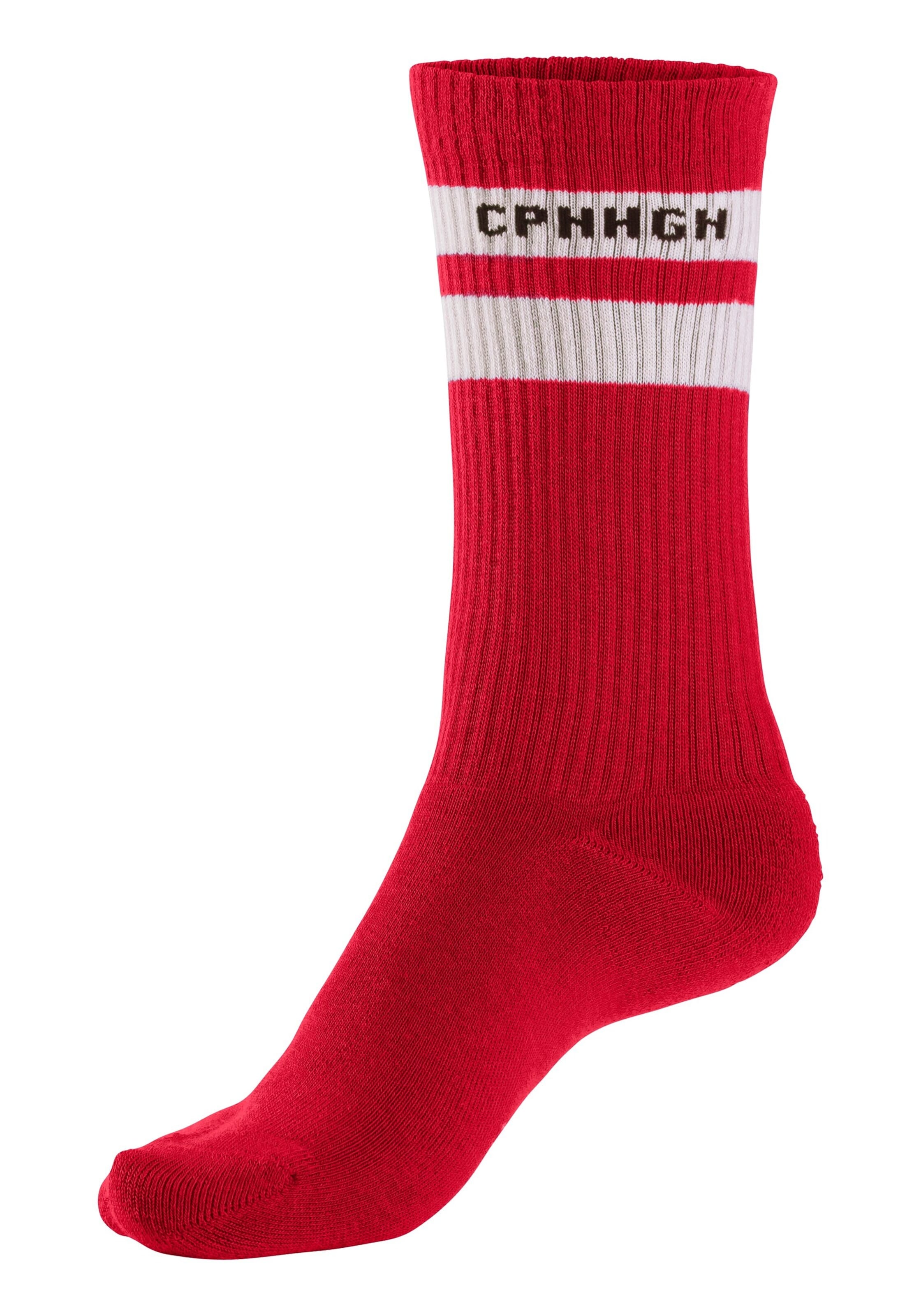 Copenhagen Studios Spordisokid, värv punane