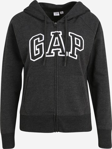 Gap Petite Sweatjacke in Grau: predná strana