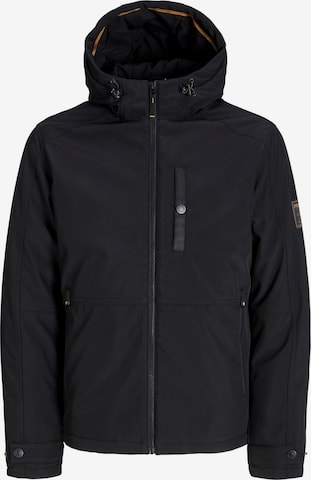 JACK & JONES Übergangsjacke in Schwarz: Vorderseite
