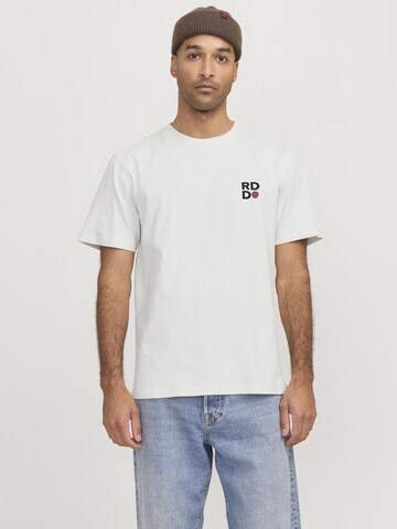 R.D.D. ROYAL DENIM DIVISION Shirt in Wit: voorkant