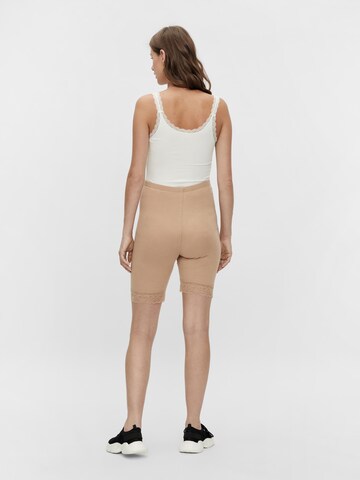 MAMALICIOUS Skinny Leggings 'Lenna' i beige