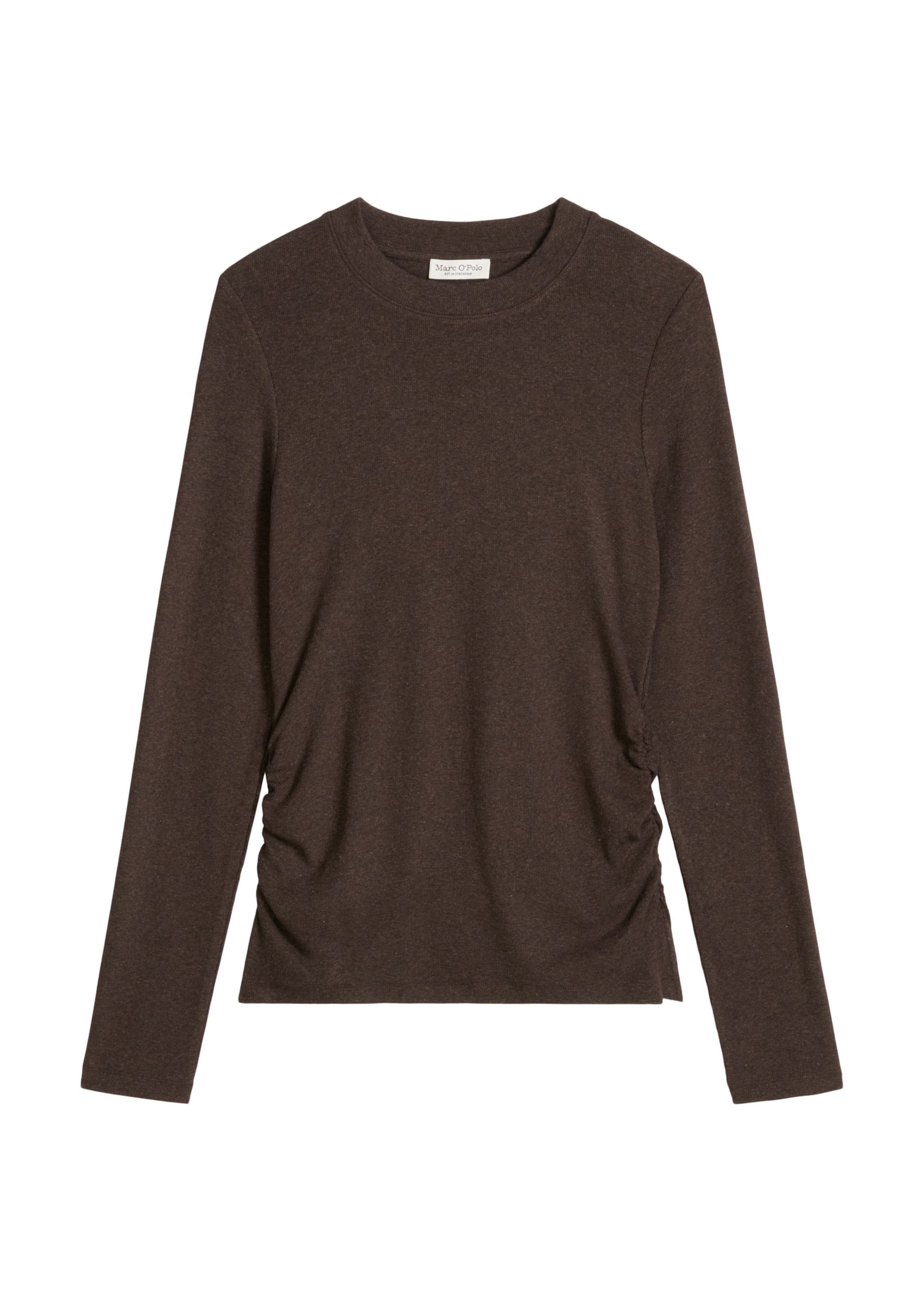 Marc O'Polo Shirt in XXS in de kleur Chocoladebruin, Productweergave