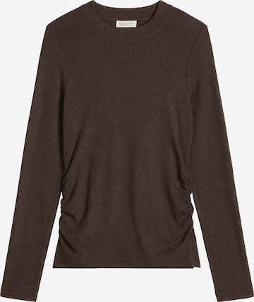 T-shirt Marc O'Polo en marron : devant