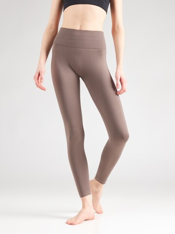 Athlecia Skinny Sports trousers 'Missori' in Brown: front