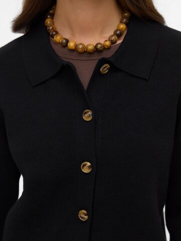 VERO MODA Gebreid vest 'VMRiley' in Zwart